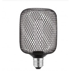 LED spuldze GRID, E27, C100, 3.5 Вт, 120 лм, 1800K, AC220-240В, 320°, melns
