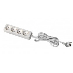 Pagarinātājs schuko 4 rozetes, 5 m