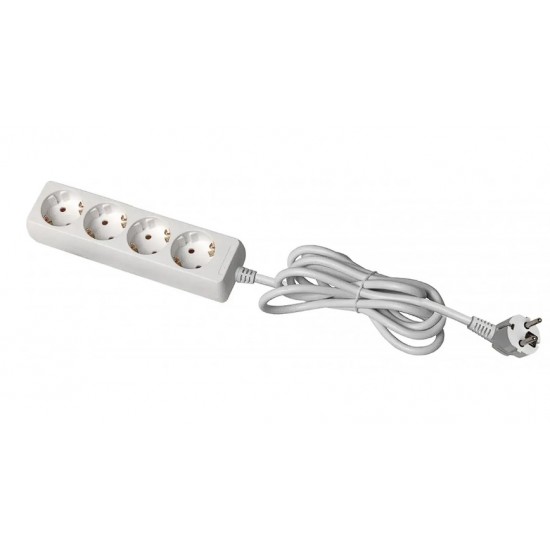 Pagarinātājs schuko 4 rozetes, 5 m