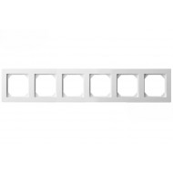 K14-145-06 E/B SlimLine Sešivietīgs  rāmis, balts