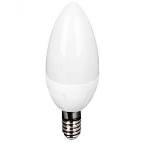 LED spuldze C37 svece 230V/50HZ 9W 900lm Ra>80 3000K E14