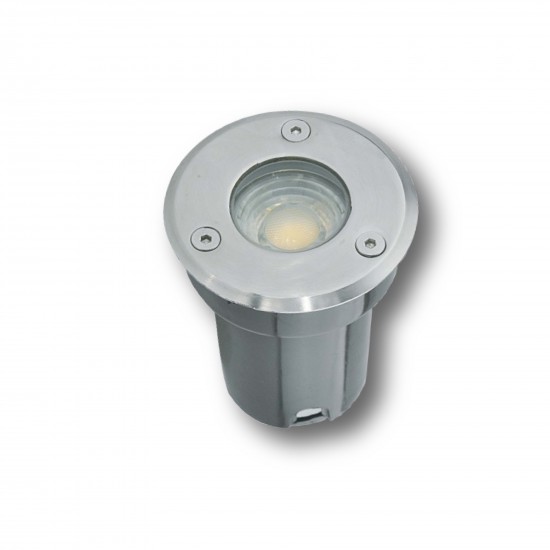 LED iebūvējamais zemes gaismeklis AC85-265V 50Hz 5W COB 4200K 425 lm IP67
