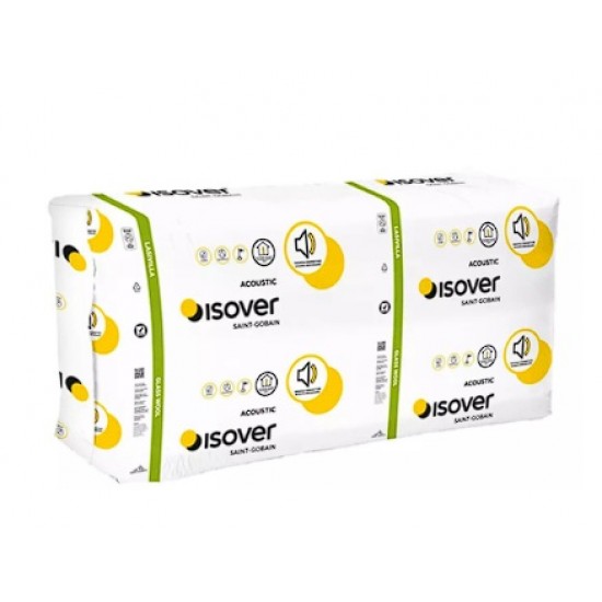 Isover Acoustic минеральная вата в плитах 100x610x1310mm, 7.99m2 Isover Acoustic минеральная вата в плитах 100x610x1310mm, 7.99m2
