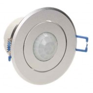 Regulējams, iebūvējams PIR kustības sensors 360°, aizsardzības pakāpe IP20; noteikšanas diapazons 360°, 6m; darbojas ar gaismas diodēm