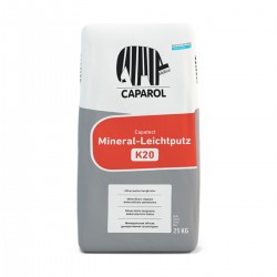 Caparol Capatect Mineral Leichtputz K20 Vieglais minerālais struktūrapmetums (biezpiens) 2mm, 25kg