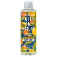 Faith In Nature greipfrūtu un apelsīnu ķermeņa mazgāšanas līdzeklis 400 ml