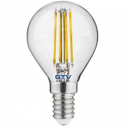 LED lampa G45, FILAMENT, E14, 4 W, 440 Lm, 4000K, 220-240V, 360° LD-G45FL4-40 GTV