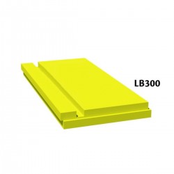 Finnfoam LB-300 pamatu loksnes, pamatu sānu stiprināšanai 100x585x2485mm, 1.4537m2, (ar rievotu virsmu)