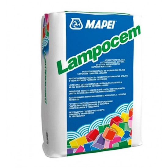 Mapei Lampocem Быстрый цемент, затвердевает за 3 минуты , 25 kg