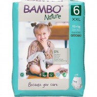 BAMBO Nature трусики, XXL-6, 15+кг, 18 шт
