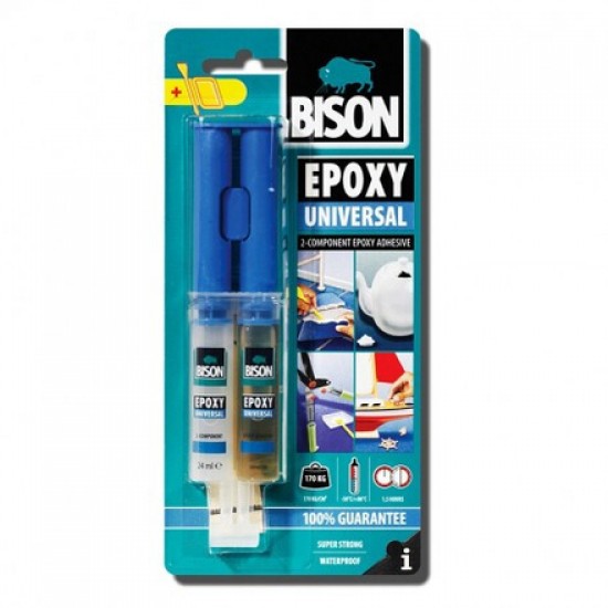 Bison epoksīdlīme Epoxy Universal, 24ml