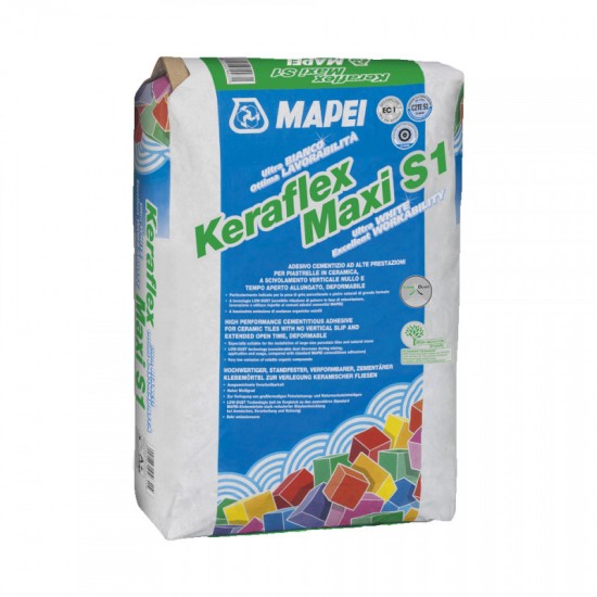 Mapei Elastīga flīžu līme (C2TE S1)Keraflex Maxi S1 pelēka , 20 kg