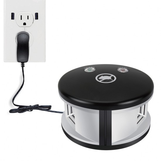 Ultraskaņas grauzēju atbaidītājs (pelēm, žurkām, vāverēm) 100m² 9V VS-361N