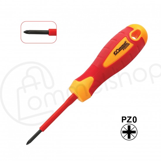  VDE Pozidriv skrūvgriezis PZ0 3x60mm, izolēts 1000 V