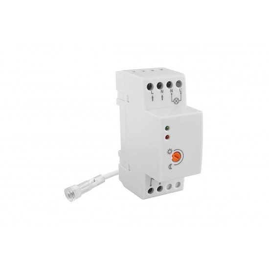 Krēslas sensors CZ-1, maks. 4800 W, IP65 sensors, IP20 slēdzis, 20A, balts CZ-CZ1000-00 GTV