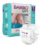 BAMBO NATURE autiņbiksītes, XS-1, 2-4 kg, 22 gab