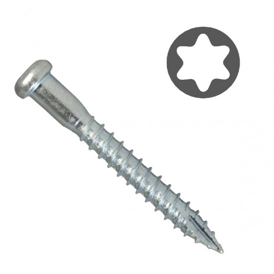 Easy-Fix Būvkalumu skrūve Torx 20, 5x60mm (250gab)