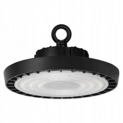 LED griestu lampa 100~277V-50\60Hz 150W 18000Lm 4000K RA80 IP65 DF0.9 110° Ar 30cm kabeli φ238*50,5mm