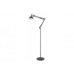 Stāvlampa ARTEMIA F, 1хE27, IP20, Ø16,3 cm, viena, melna LP-ART-F-E27-10-DEC GTV