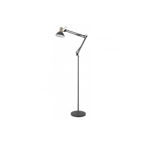 Stāvlampa ARTEMIA F, 1хE27, IP20, Ø16,3 cm, viena, melna LP-ART-F-E27-10-DEC GTV