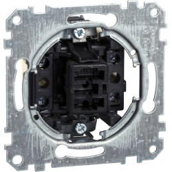 Slēdzis, Merten ieliktņi, mehānisms, 2-polu 1-way, skrūvju spailes, IP20