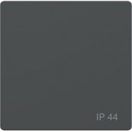 Taustiņš IP44, antracīts, D-Life