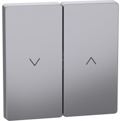 Rocker, Merten System Design, rullo slēģu slēdzim un spiedpogai, nerūsējošais tērauds