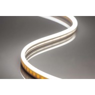LED NEON flex 12V, 2835, 3000K, IP65, 8mm, 5m, kontaktdakšas, klipši LD-NF-12V6X12-65-CB GTV