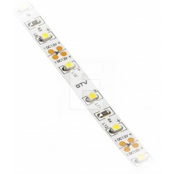 LED lenta FLASH 3528, 300 LED, 6500K, 24W, 280 lm/1m, IP65, 8mm, spole 5m, DC12V LD-3528-300-65-ZB GTV