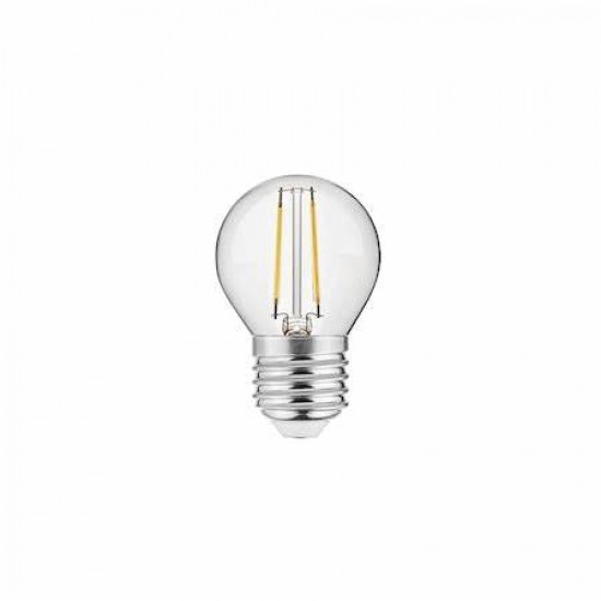 LED lampa G45, FILAMENT, E27, 4 W, 400 Lm, 3000K, 220-240V, 360° LD-G45FL4E-30 GTV