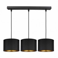 KYLO 3P E27, подвесной светильник, макс. 3x60 Вт, черный