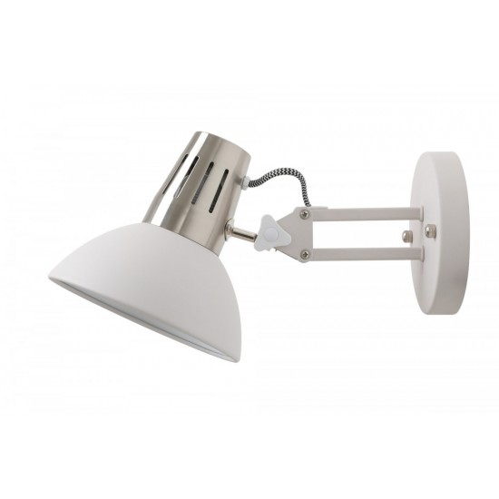 Sienas lampa ARTEMIA, 1xE27, IP20, Ø16,3 cm, viena, balta OS-ART-E27-00-DEC GTV