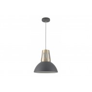 Griestu lampa ARTEMIA L, 1xE27, IP20, Ø34,5 cm, viena, melna OS-ART-L-E27-10-DEC GTV
