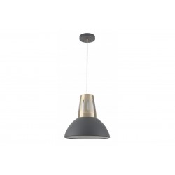 Griestu lampa ARTEMIA L, 1xE27, IP20, Ø34,5 cm, viena, melna OS-ART-L-E27-10-DEC GTV