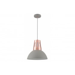 Griestu lampa ARTEMIA L, 1xE27, IP20, Ø34,5 cm, viena, pelēka OS-ART-L-E27-15-DEC GTV