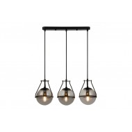 Griestu lampa DROP 3, 7134, AC220-240V, 50/60Hz, 3*E14, maks.25W, melna OS-DRO3-10-DEC GTV