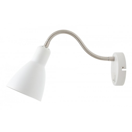 Sienas lampa ETORE, 1хE27, IP20, vienvietīga, balta OS-ETO-E27-00-DEC GTV