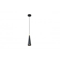 Griestu lampa EVI, 1xGU10, IP20, viena, melna OS-EVI-GU10-10-DEC GTV