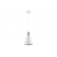 Griestu lampa GIANNI, 1xE27, IP20, Ø22 cm, viena, balta/sudraba OS-GIAN-E27-03-DEC GTV