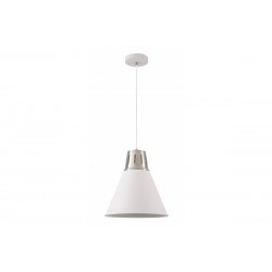 Griestu lampa GIANNI L, 1xE27, IP20, Ø32 cm, viena, balta/sudraba OS-GIAN-L-E27-03-DEC GTV