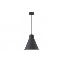 Griestu lampa GIANNI L, 1xE27, IP20, Ø32 cm, viena, melna OS-GIAN-L-E27-10-DEC GTV