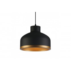 Griestu lampa GOLDI 1, 1хE27, IP20, Ø30 cm, viena, melna/zelta OS-GOLD1-11-DEC GTV