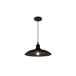 Griestu lampa HORIZON, 1xE27, IP20, Ø32 cm, viena, melna OS-HORI-10-DEC GTV