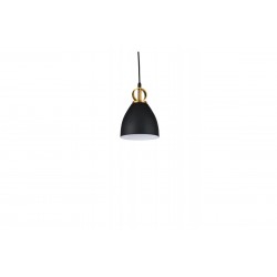 Griestu lampa KERALA, 1xE27, IP20, Ø16 cm, viena, melna OS-KERA-10-DEC GTV