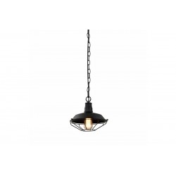 Griestu lampa LARS, 1xE27, IP20, Ø26 cm, viena, melna OS-LARS-10-DEC GTV