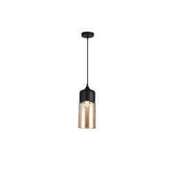 Griestu lampa LENDER 3, 1xE27, IP20, Ø18 cm, viena, melna OS-LEND3-10-DEC GTV