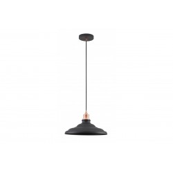 Griestu lampa LORET L, 1xE27, Ø34,8 cm, IP20, viena, melna OS-LOR-L-E27-10-DEC GTV