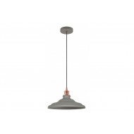 Griestu lampa LORET L, 1xE27, Ø34,8 cm, IP20, viena, pelēka OS-LOR-L-E27-15-DEC GTV