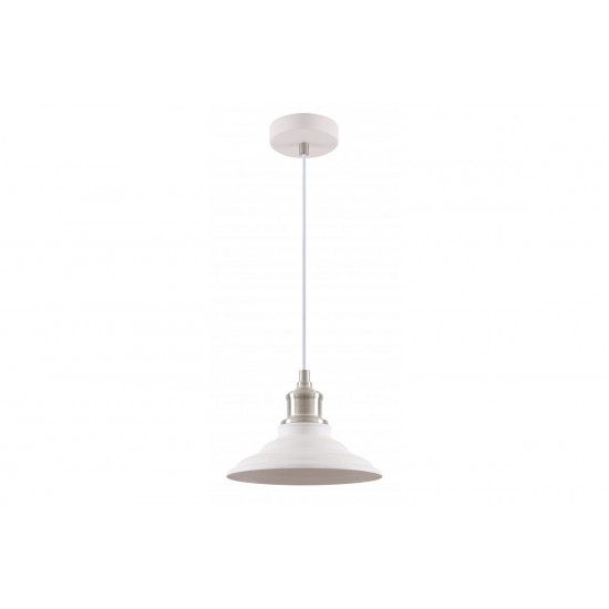 Griestu lampa LORET M, 1xE27, Ø20,5 cm, IP20, viena, balta OS-LOR-M-E27-00-DEC GTV