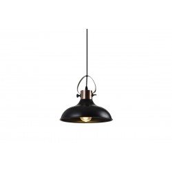 Griestu lampa MEES, 1xE27, IP20, Ø30 cm, viena, melna OS-MEES-10-DEC GTV